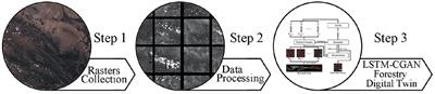 Forestry Digital Twin With Machine Learning in Landsat 7 Data